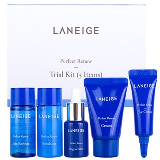 ✅พร้อมส่ง💯ของแท้ Laneige Perfect Renew Trial Kit (5 Items) เซ็ตดูแล 5 ขั้นตอน มอบความกระชับ เพิ่มพลังความอ่อนเยาว์