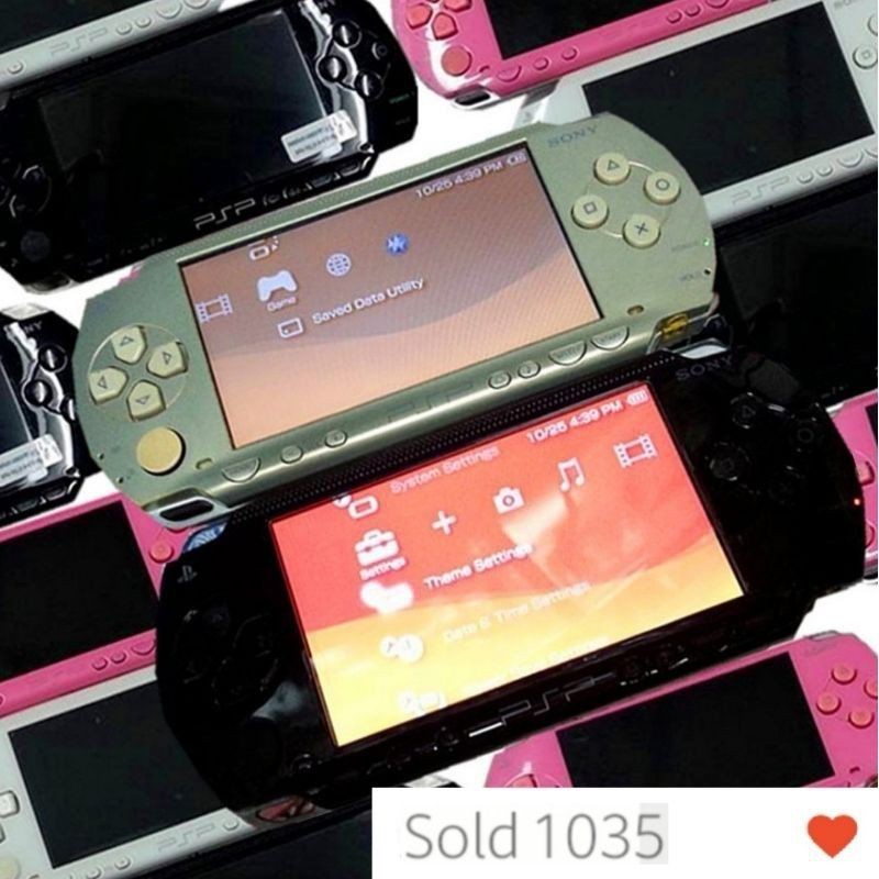 100% ORIGINAL! (Refurbish,Used)SONY PSP 1000 2000 3000 1K 2K 32GB 64GB  128GB Portable Console O32G | Shopee Thailand