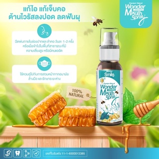 สเปรย์ระงับกลิ่นปาก Wonder Smile mouth spray วันเดอร์สมายด์เม้าส์สเปรย์