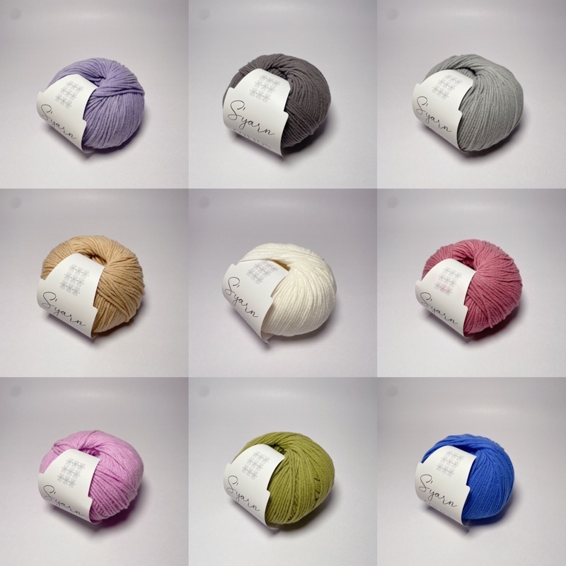 ไหมพรมคอตตอน 4 ply S'yarn Cotton soft touch(ไหม cotton 4 ply 50g)