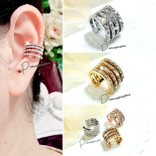 Earcuff เพชรมุกใส่ได้ทั้งคนเจาะหูและไม่เจาะหู