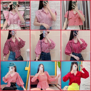 ต้อนรับเทศกาลตรุษจีน 🧧 เสื้อสีแดงหลากหลายแบบ สินค้าพร้อมส่งค่า 🎊