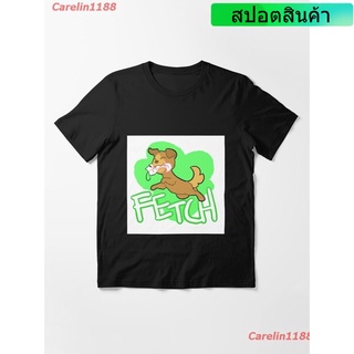 New Fetch! Essential T-Shirt เสื้อยืดพิมพ์ลาย เสื้อยืดลายการ์ตูน คอกลม cotton ความนิยม Unisex