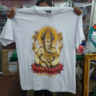 เสื้อยืดคอกลม ลาย พระพิฆเณศวร ไซส์ L