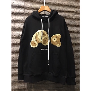 เสื้อสเวตเตอร์ฮูด angels  Bear Print Hoodie  สวยเทพ งาน “คือ สุด”  ตัวหมี🐻 เป็นขน นะคะ Size S / M / L / XL