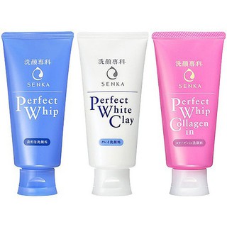 SHISEIDO SENKA Perfect Whip Foam 120g ล้างหน้าเนื้อวิปครีม โฟมล้างหน้า ชิเซโด้ เนื้อนุ่ม ผิวสะอาดชุ่มชื่น