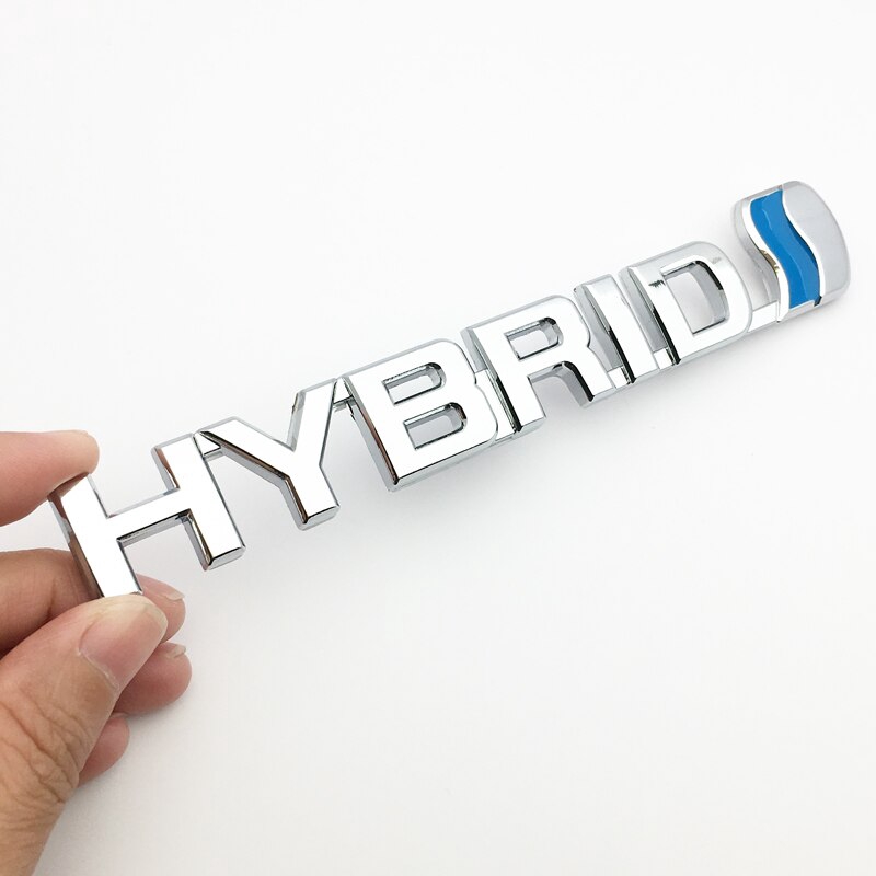 3D รถจัดแต่งทรงผม Hybrid Synergy ไดรฟ์รถสติกเกอร์โลหะสัญลักษณ์ Auto Badge Decal สําหรับ Toyota Prius Camry Corona Auris Rav4s อัตโนมัติ - รูปที่ 4