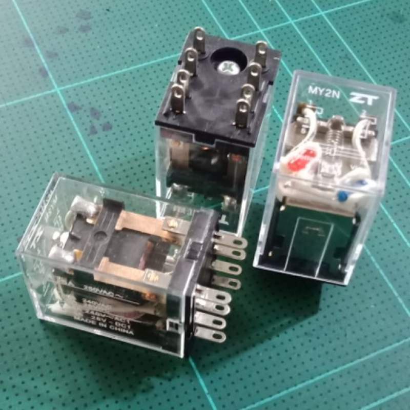 MY2N 220VAC 8ขา รีเลย์ 220V 8ขา MY2N AC220V 5A 250V RELAY 220Vสินค้าคุณภาพดีราคาย่อมเยาว์(แพ็ค1ตัว)