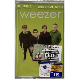 Cassette Tape เทปคาสเซ็ตเพลง Weezer อัลบั้ม Green Album ลิขสิทธิ์ ซีล