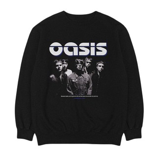 Oasis - WONDERWALL | เพลง Crewneck | เสื้อกันหนาว BAND | Unisex | เพลงเมอร์ช | Britpop ROCK