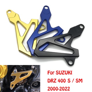 ฝาครอบเฟืองโซ่รถจักรยานยนต์ CNC อลูมิเนียม สําหรับ Suzuki DRZ400S DRZ400SM DR-Z DRZ 400S 400SM 400 S SM 2000 2001-2015 2016 2017 2018 2019 2020 2021 2022