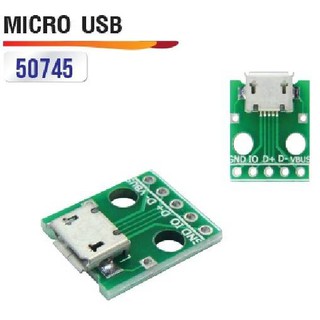 Micro USB Female adapter PCB 5 pin