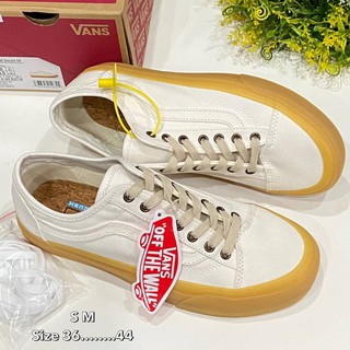 vans รองเท้าผ้าใบผูกเชือก