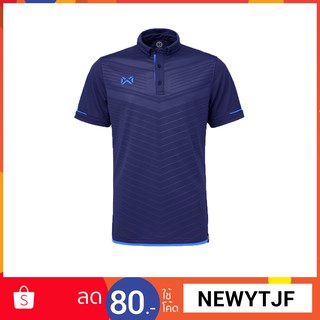 WARRIX เสื้อโปโล La Vida WA-3318-DB (สีกรม-ฟ้า)