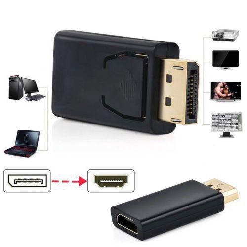 ลดราคา DisplayPort TO HDMI Adapter Converter พอร์ตแสดงผล DP ชายไปยัง HDMI หญิงทีวี HD สายเคเบิลอะแดปเตอร์วิดีโอเสียงสำหรับ PC โ #ค้นหาเพิ่มเติม สายเคเบิล SYNC Charger ชาร์จ อะแดปเตอร์ชาร์จข้อมูลปฏิบัติ Universal Adapter Coolระบายความร้อนซีพียู การ์ดเสียง