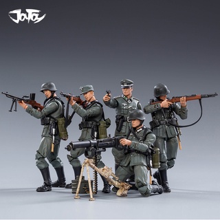 Joytoy โมเดลฟิกเกอร์ทหารเยอรมนี WWII Wehrnacht 1/18 (5 ชิ้น/ชุด)