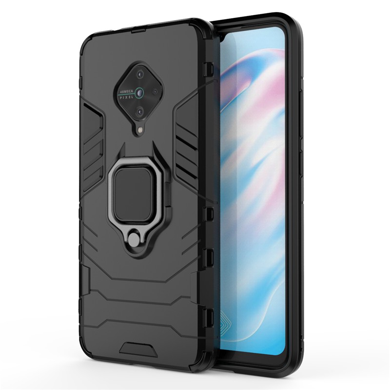 VIVOS1 VIVO S1 Pro Case Kickstand Magnetic Ironman Hard Phone Case VIVO S1 Pro S 1 S1Pro Case ฝาหลัง