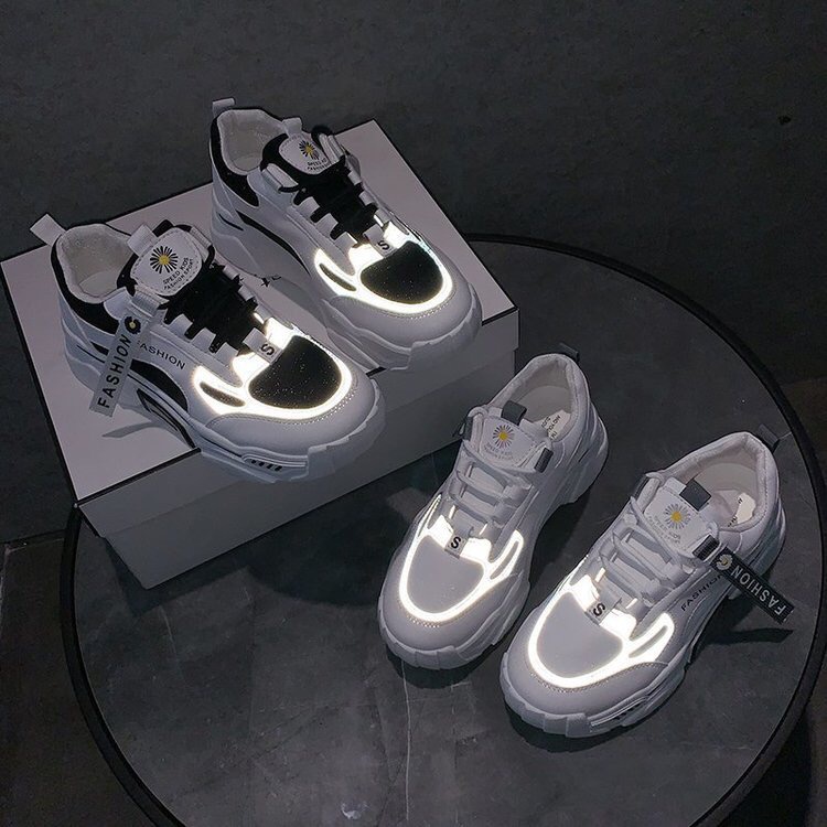 COOL SHOES (มาใหม่ AR-6601)  รองเท้าผ้าใบผู้หญิง เสริมส้น 5 ซม.รองเท้าผ้าใบลำลองเดซ พร้อมส่ง!