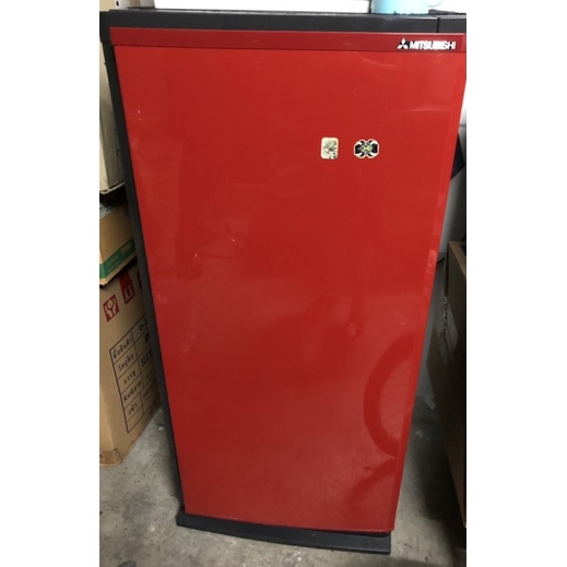 ตู้เย็น MITSUBISHI ELECTRIC มือสองผ่านการใช้งานสภาพสวยรุ่นMR-18VA-RR สีแดงสวยขนาด6.4 คิว ใช้งานได้ เย็นปกติไม่เคยซ่อม