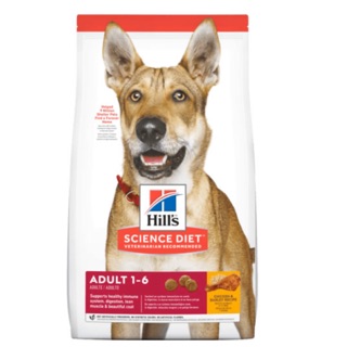 Hill Adult dog 1-6 Chicken &amp; Barley Recipe ขนาด 3 กิโลกรัม