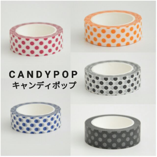 ถูกมากก 🔥ลดกระหน่ำ2วัน🔥 ยาว10ม.เลยน้าาา Paper Marking Tape  Polka-Dot