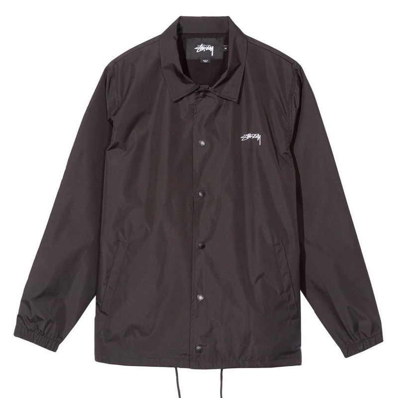 stussy long coach jacket