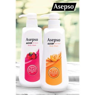 Asepso ครีมอาบน้ำ อาเซปโซ สูตรวิต้าพลัส ขนาด 500 มล.