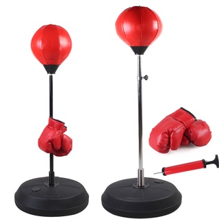 ○❁✚Boxing Ball ลูกบอลความเร็วแนวตั้งของเล่นเด็กผู้ใหญ่บ้าน Tumbler Professional ฟิตเนส Decompression Vent