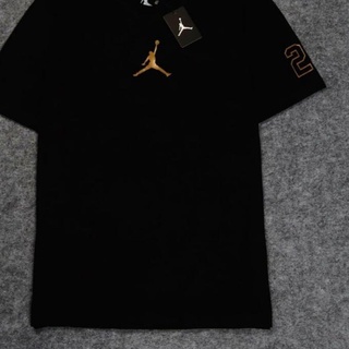 เสื้อยืดแขนยาว ลาย Jordan WHITE AND BLACK SERIES COMBED 30S สําหรับผู้ชาย และผู้หญิง