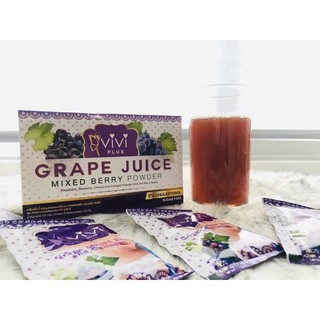 VIVI PLUS ม่วงแพ็กเกจใหม่ รส Grape Mixed Berry