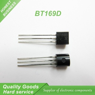 ไตรแอกไทริสเตอร์ BT169D BT169 TO-92 SCR 400V 9A 3-pin SPT 50 ชิ้น