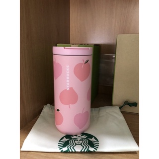 Starbucks กระบอกน้ำสแตนเลส Peaches 12 oz. ของแท้