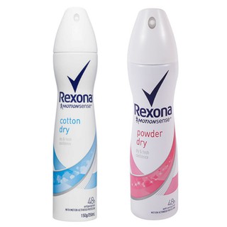 REXONA Cotton dry  เรโซนา คอตตอน ดราย สเปรย์ 150 มล.