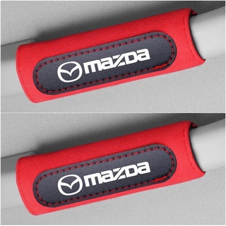 ปลอกหนังหุ้มที่เท้าแขนหลังคารถยนต์ สําหรับ Mazda 2 3 5 CX30 CX3 RX8 Mazda BT50 1 2 ชิ้น