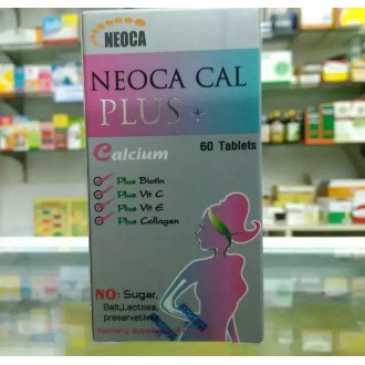 neoca cal plus calcium 60 เม็ด นีโอแคล บำรุงกระดูก