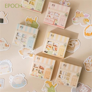 Epoch สติ๊กเกอร์ลายสัตว์น่ารักสําหรับตกแต่งสมุดไดอารี่ 45 ชิ้น / ชุด