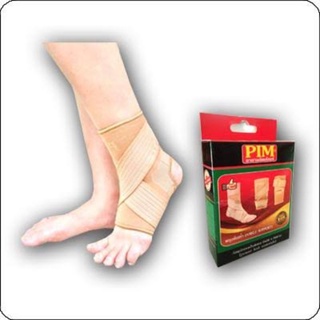 @@PIM ANKLE SUPPORT พยุงข้อเท้าไม่มียางพันกระชับ ทนทาน สวมใส่สบาย ป้องกันการบาดเจ็บจากการออกกำลังกายหรือเล่นกีฬา