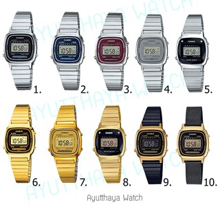 [ของแท้] Casio นาฬิกาข้อมือ รุ่น LA670WA, LA670WAD-1, LA670WEGB-1B,LA670WEMB-1,LA670WGA, LA670WGAD-1