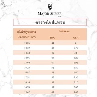 รวมแหวนขนาดเล็กมินิมอล มินิใจ น่ารักๆ แมทซ์ง่ายใส่ได้หลายโอกาส แหวนเงินแท้92.5% Major Silver