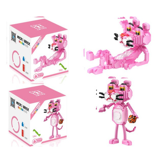 CHAMAA เลโก้ นาโน Nanoblock Boyu 7013A พิงค์แพนเตอร์ Pink Panther