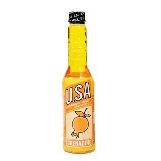 ไซรัปกลิ่นทับทิม น้ำเชื่อมกลิ่นทับทิม สีเหลือง ตรายูซ่า Grenadine Full moon Syrup (U.SA brand)