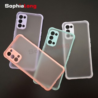 Hard Mobile Phone Cases for Oppo Reno4 5 Reno5 K 5K Reno 4 Pro 4G Clear Matte Colored Back Cover