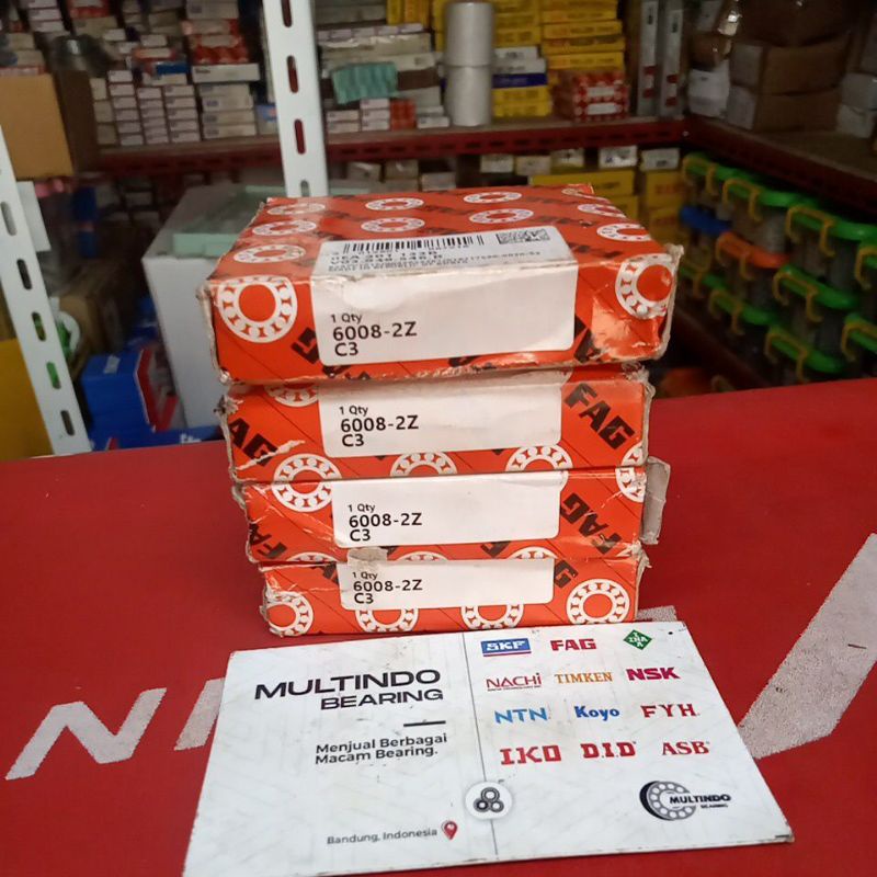 แบริ่ง 6008 ZZ C3 FAG ORIGINAL