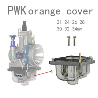 แผ่นรองพื้นใส Pwk 21-34 สีดำ pwk 33-42 mm สำหรับ KsrOkoKosoKeihin คาร์บูเรเตอร์