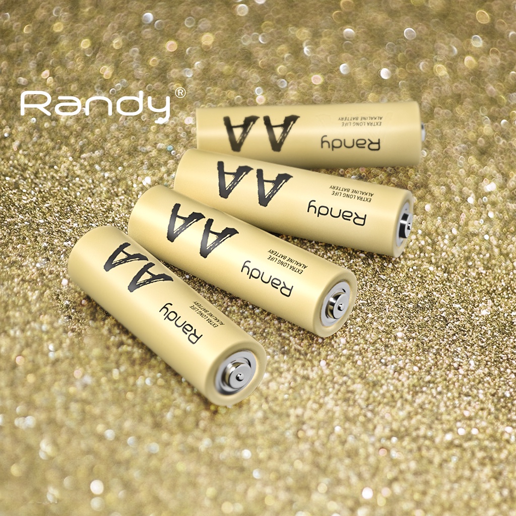 [2แถม1แผง]Randy Alkaline Battery ถ่าน อัลคาไลน์ AA แบตเตอรี่ ความจุสูง ถ่าน วิทยุ ของเล่น ไฟฉาย นาฬิกา เมาส์ไร้สาย รีโมท