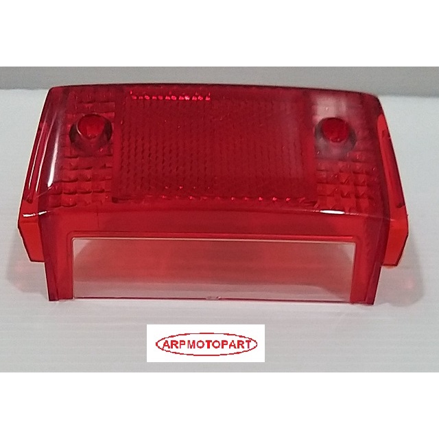 ฝาไฟท้าย พร้อมเเผ่นใส สีเเดง รุ่น RC110 110KT CRYSTAL อาร์ซี คริสตัล เคที # HMA BRAND # 4016-410-ZR