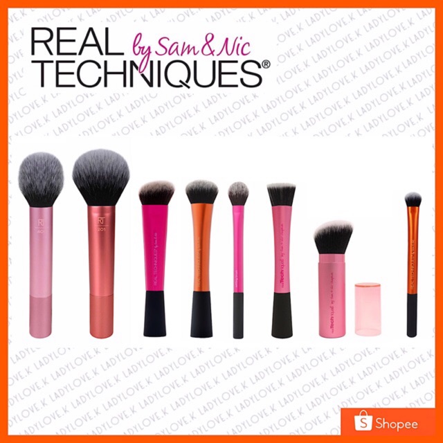 เเท้️Real-Techniques Brush รีวิว นำเข้า ชุด ราคาส่ง แปรงปัดแก้ม เดรส ราคาถูก ขายส่ง Makeup-brush