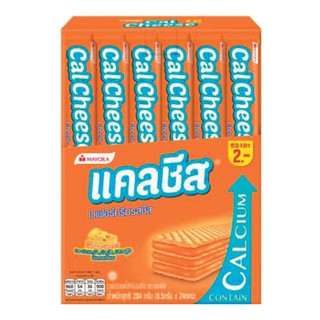 แคลชีส เวเฟอร์ 8.5 กรัม (24 ชิ้น) Cal Cheese 8.5g Wafer (24 Pieces)