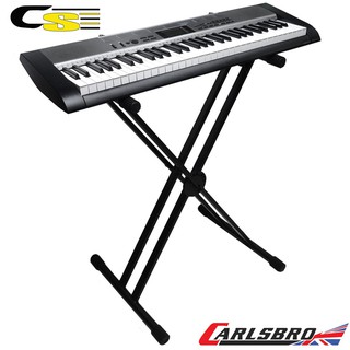 Carlsbro ขาตั้งคีย์บอร์ด แบบตัว X ขาคู่ ใช้วัสดุอย่างดี รุ่น DF007 (Double Brace Keyboard Stand)