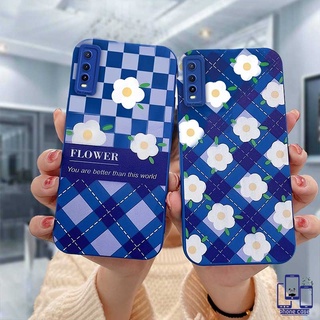 เคสลายสก๊อต ดอกไม้ VIVO Y12S Y12 Y20 Y91C Y21 2021 Y30 Y21S Y20S Y12i Y15S Y91 Y30i Y93 Y95 Y15 Y17 Y53 Y50 Y53S Y51 2020 Y51A Y15A Y10 Y76S Y76 Y33S Y1S Y11 Y31 Y20i Y91i Y90 Y51S Y12A เคสวีโว่ เคสโทรศัพท์มือถือ ซิลิโคนนุ่ม